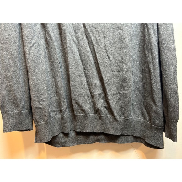 Oak Hill Premium Mens 3XLT Gray Long Sleeve V Neck Sweater NWT - Picture 11 of 12